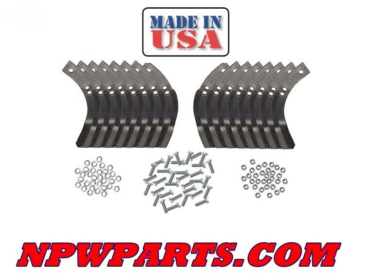 16 Tiller Tines Set W/Hard for Troy-Bilt Horse Pony10802 1901118 1270-1A 1270-2A