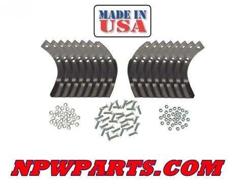 16 Tiller Tines Set W/Hard for Troy-Bilt Horse Pony10802 1901118 1270-1A 1270-2A