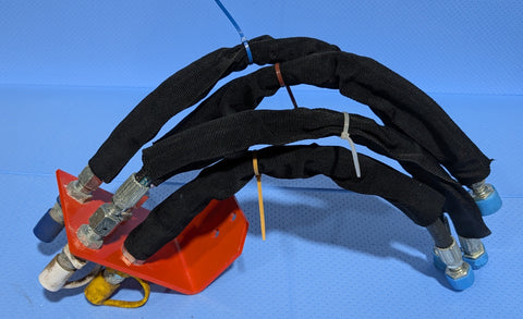 Kubota K2581-66220 HYDRAULIC COUPLERS WITH LOADER BRACKET & HOSES