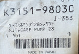 KUBOTA ZD28 , ZD28F, K3151-98030 KIT CASE, PUMP 2 , NEW OLD STOCK