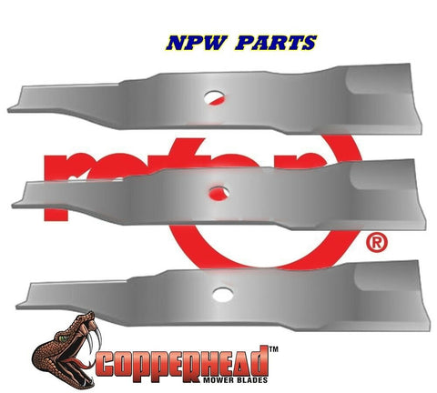 3 CUB CADET ZERO TURN MOWER BLADES 48" CUT HI LIFT 01004772 325-278 R11564