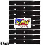 BAD BOY: 038-5350-00, 48" 91-620 Blade Standard Lawn Mower Blade Set 3403 9 Pack