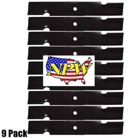BAD BOY: 038-5350-00, 48" 91-620 Blade Standard Lawn Mower Blade Set 3403 9 Pack