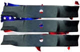 set of  3 BLADES 19"X 3/4" HIGH-LIFT Cub Cadet Tank #942-04416,350-372, 01005337, 01005380Z, 02005018,Blades ,MTD PRO Z 54"