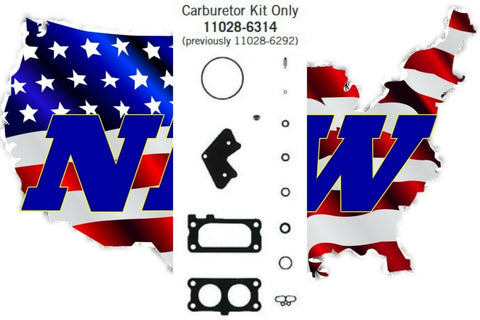 OEM KAWASAKI CARBURETOR REBUILD KIT PART# 11028-6314 FITS FX751V,FX801V,FX850V