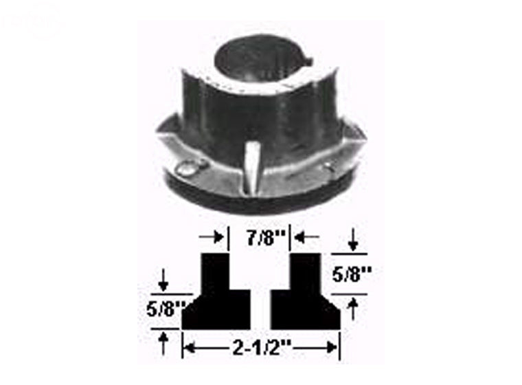 ADAPTOR BLADE 7/8" (HUB ONLY)