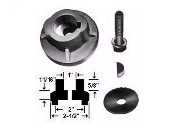 ADAPTOR ASSEMBLY BLADE 1"