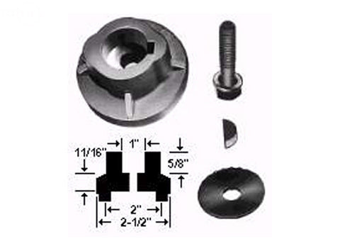 ADAPTOR ASSEMBLY BLADE 1"