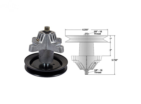 SPINDLE ASSEMBLY CUB CADET REPL CUB CADET 918-04461. 918 04456B, 918 04461 & 717-04461