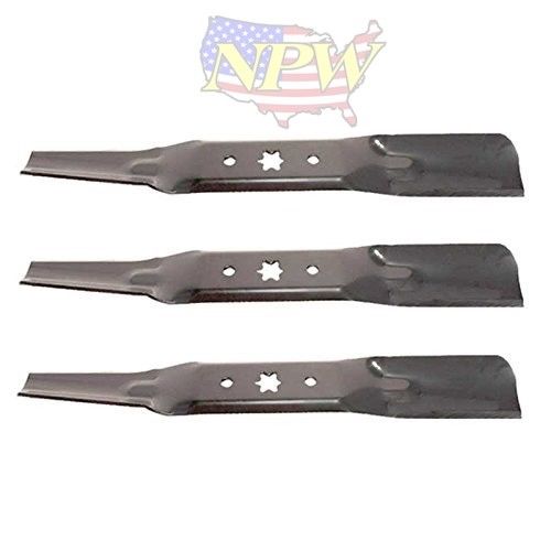 Set of 3 Blades MTD Cub Cadet RZT L54 XT1 LT54 XT1 GT54 Mowers 942 050 NPWPARTS.COM