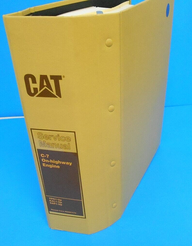 Caterpillar Cat C7 On-Highway Diesel Engine Shop Service Repair Manual Book