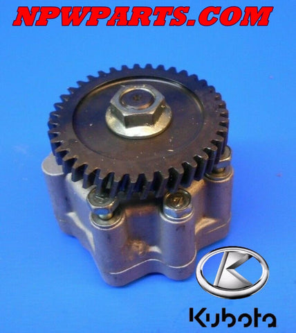 USED ASSY PUMP OIL 17331-35010, 17331-35013 Kubota F2803 Diesel Engine M4700 Tractor