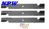 (3) 6083 ,91-264 High Lift Blades 60" Toro Exmark Gravely Chopper Ariens