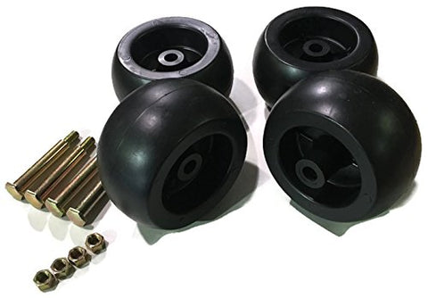4 Pack Mower Deck Wheels Bolts Replacement for Cub Cadet RZT50 RZT54 LT1050 SLT1554 753-04856A