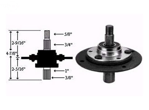 ASSEMBLY SPINDLE SHORT MTD ,285-088,917-0912,917-0912