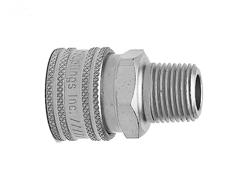 SOCKET BRASS MPT 1/4"