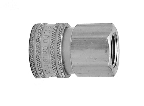SOCKET BRASS FPT 1/4"