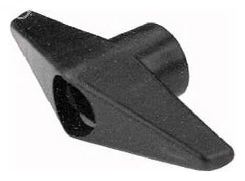 KNOB PLASTIC BLACK MTD