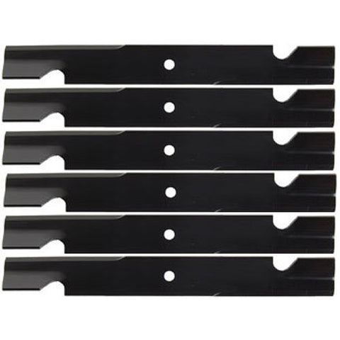 (6 Pack) 6083 Excel / Hustler Premium Replacement 20 ½" x 2 ½" Notched Lawn Mower Deck Blade | 793794 794685
