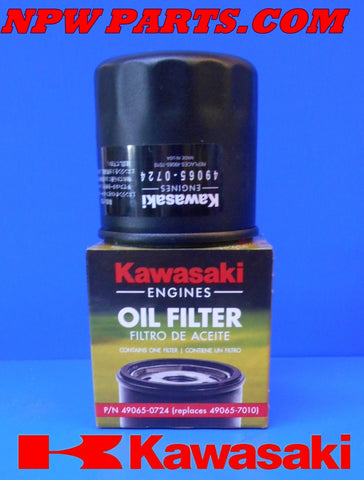 NEW OEM KAWASAKI OIL FILTER 49065-0724 REPLACES 49065-2078, 49065-7010