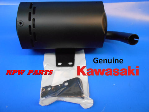 OEM KAWASAKI, Muffler Comp Bracket Set, p/n 49070-6001 ,49070-7002 , 490706001,