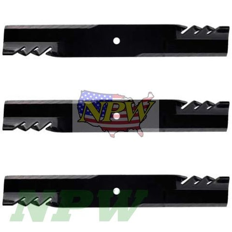 3 COPPERHEAD Blades for John Deere 54C X465 X475 X485 X495 Z425 Z445 MIU11251