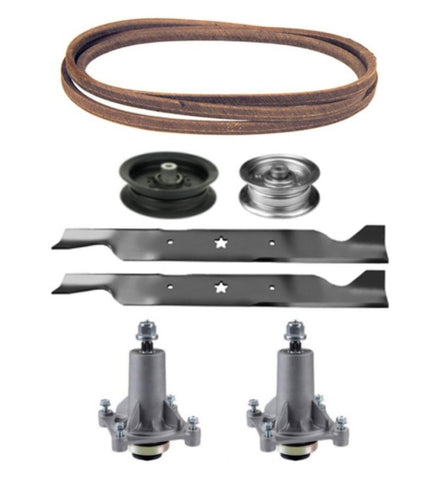 Sears Craftsman YT YTS 3000 4000 DLS 3500 DYS YS 4500 46" Mower Deck Parts Rebuild Kit Spindle Assemblies Blades Belt Idler Pulleys