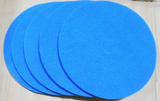 Case of 5 NEW HORIZON 24" BLUE Buffing Floor Pad