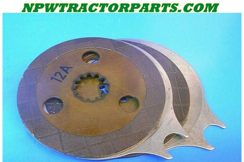 USED John Deere 855,955 Part #: 2 OF M800617 Disk , 2 OF M800622 Plates brake