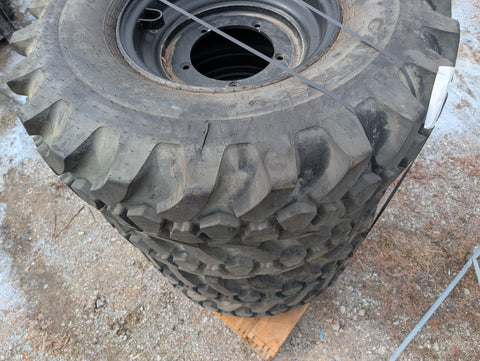 Set of 4 Galaxy Giraffe XLW G-2/L-2 14.00-24 H/16PLY/ JCB TELEHANDLER 5 BOLT WHEELS