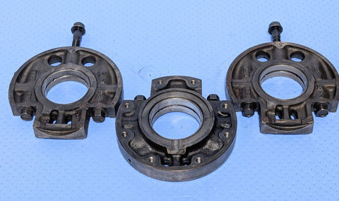 SET OF USED KUBOTA D1105 MAIN BEARING HOLDERS ,16292-07097 ,16261-07047, 16261-07057