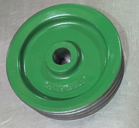 USED KRONE 1445140 V-BELT PULLEY THREE GROOVE AM 167 / 202 Z / 242 SMALLEST PULLEY