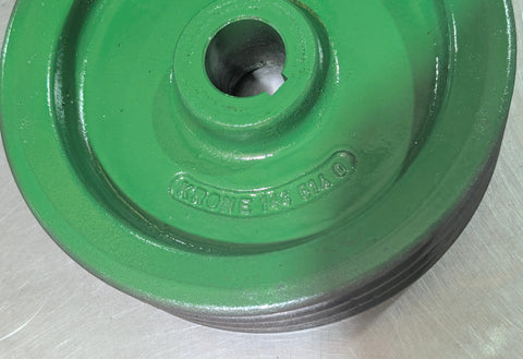 USED KRONE 1445140 V-BELT PULLEY THREE GROOVE AM 167 / 202 Z / 242 SMALLEST PULLEY