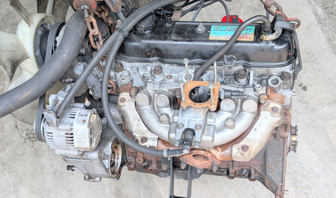 USED Toyota 4Y ECS ENGINE, FORKLIFT ENGINE