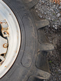 USED FORD NEW HOLLAND 2120 REAR RIM WITH 14.9X24 CONTINENTAL TIRE