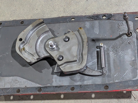 USED 105829C CLUTCH HOUSING TOP COVER 574 with  399457R SHIFT CAM