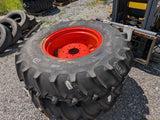2, Firestone Super All Traction II 23 R1 14.9-24 Tires ON NEW KUBOTA RIMS