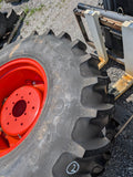 2, Firestone Super All Traction II 23 R1 14.9-24 Tires ON NEW KUBOTA RIMS