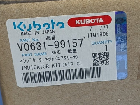 KUBOTA V0631-99157 KIT, INDICATOR, NEW OLD STOCK
