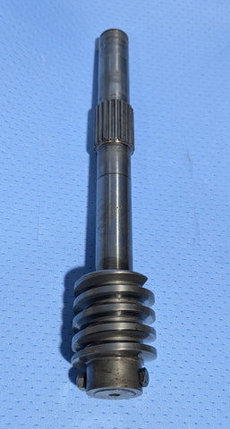 Worm Gear 287341 Shaft Used 86505912 New Holland 640, 644, 648, 654, 658, 660, 664, 678, 688, 846, 847