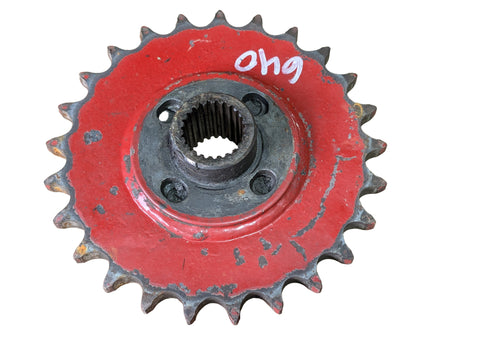 USED NEW HOLLAND 86536058 SPROCKET, DRIVEN- WORN BUT USABLE