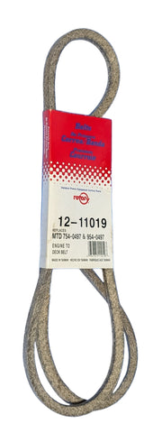 BELT DRIVE 1/2" X 60.06" replaces MTD 954-0497 , 11019