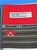 63001925m4 AGCO MASSEY FERGUSON 7200 COMBINE MANUAL POLISH LANGUAGE