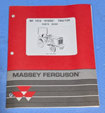 OEM Massey Ferguson MF-1010 MF1010 Hydrostatic Hydro Tractor Parts Book Manual