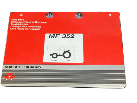 MASSEY FERGUSON MF-352 TRACTOR PARTS MANUAL BOOK CATALOG 819794M6
