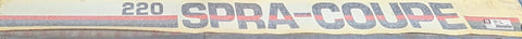 AGCO SPRAY COUPE 220 DECAL NEW OLD STOCK 54"X5"
