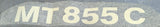 AGCO CHALLENGER MT855C AGCO DECAL 528054D2 NEW OLD STOCK
