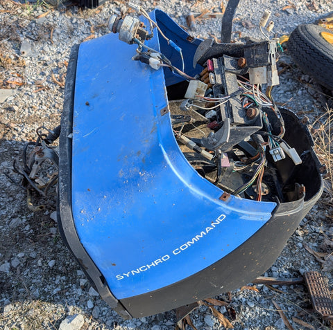 USED NEW HOLLAND TN75 FRONT CONSOLE ASSEMBLY COMES AS PICTURED AS IS