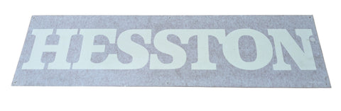 Hesston 30"x9" METAL SIGN NEW WITH PROTECTIVE COVERING