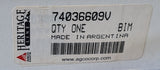 Agco Exhaust Valve 74036609V 74036609  Allis Chalmers